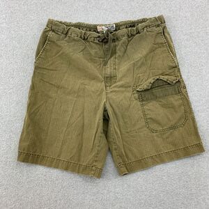 Vintage Structure X Shorts Size 34 Medium Rib Stop Thigh Cargo Pocket Army Green